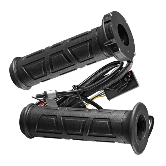 ΧΕΡΟΥΛΙΑ MOTO ΘΕΡΜΑΙΝΟΜΕΝΑ 12V HEATED GRIPS EASY ΜΑΥΡΑ 4 ΕΠΙΠΕΔΩΝ ΘΕΡΜΑΝΣΗΣ LAMPA - 2 ΤΕΜ.