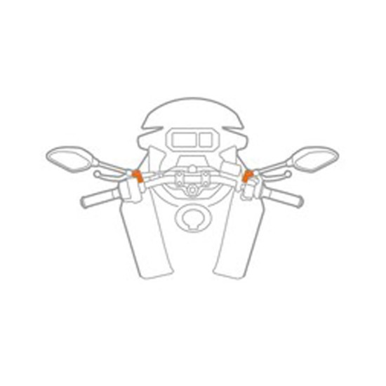 Βάση Στήριξης Κινητού Pole της σειράς Titan Optiline για τις Βάσεις των Καθρεπτών Μηχανής με διάμετρο 10 mm και σύστημα Duolock, συμβατή με Θήκες ή Αντάπτορες Κινητού Optiline