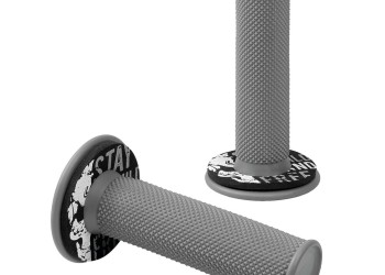 ΧΕΡΟΥΛΙΑ MOTO DONUT OFF-ROAD ΓΚΡΙ/ΓΚΡΙ 22MM+25MM 12CM 2ΤΕΜ