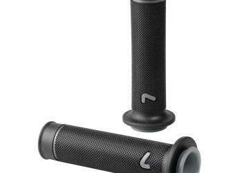 ΧΕΙΡΟΛΑΒΕΣ ΤΙΜΟΝΙΟΥ ΜΗΧΑΝΗΣ SPORT-GRIP ΜΑΥΡΟ/ΓΚΡΙ (22 mm-12cm/25mm-12,5cm) LAMPA - 2 ΤΕΜ.