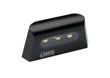 ΦΩΣ ΠΙΝΑΚΙΔΑΣ (ΠΛΑΦΟΝΙΕΡΑ) MOTO A-LON  12V 3LED SMD 57x30mm ΛΕΥΚΟ ΦΩΣ/ΜΑΥΡΟ ΧΡΩΜΑ 1ΤΕΜ