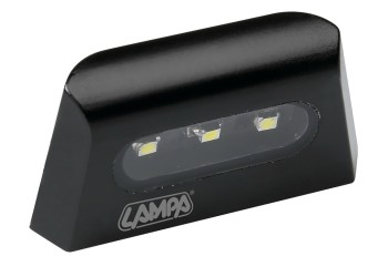 ΦΩΣ ΠΙΝΑΚΙΔΑΣ (ΠΛΑΦΟΝΙΕΡΑ) MOTO A-LON  12V 3LED SMD 57x30mm ΛΕΥΚΟ ΦΩΣ/ΜΑΥΡΟ ΧΡΩΜΑ 1ΤΕΜ