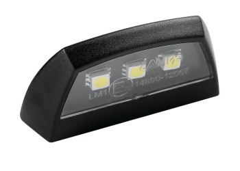 ΦΩΣ ΠΙΝΑΚΙΔΑΣ (ΠΛΑΦΟΝΙΕΡΑ) MOTO E-LON 12V 3LED SMD 58x31mm ΛΕΥΚΟ ΦΩΣ/ΜΑΥΡΟ ΧΡΩΜΑ 1ΤΕΜ