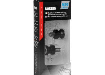 ΜΠΟΜΠΙΝΕΣ ΣΤΗΡΙΞΗΣ ΓΙΑ ΒΑΣΗ/ΚΑΒΑΛΕΤΑ/ΣΤΑΝΤ 10 Χ 1,25 mm (ΜΑΥΡΟ/ΑΣΗΜΙ ΑΝΑΔΙΩΜΕΝΟ ΑΛΟΥΜΙΝΙΟ) - 2 ΤΕΜ.