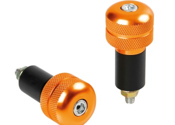 ΑΝΤΙΒΑΡΟ ΤΙΜΟΝΙΟΥ MOTO BAR ENDS ΠΟΡΤΟΚΑΛΙ ΕΣΩΤΕΡΙΚΗ ΔΙΑΜΕΤΡΟ 17>23mm ( ΑΛΟΥΜΙΝΙΟΥ/ΣΑΓΡΕ ΥΦΗ)  LAMPA - 2 TEM