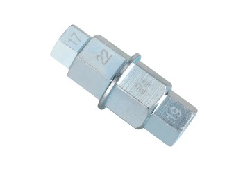 ΚΛΕΙΔΙ ΑΞΟΝΑ MOTO ΓΙΑ ΑΦΑΙΡΕΣΗ ΜΠΡΟΣΤΙΝΟΥ ΤΡΟΧΟΥ 4 ΜΕΓΕΘΗ (17/19/22/24mm) ΧΑΛΥΒΑΣ (CNC) 1TEM