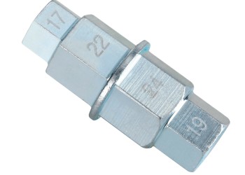 ΚΛΕΙΔΙ ΑΞΟΝΑ MOTO ΓΙΑ ΑΦΑΙΡΕΣΗ ΜΠΡΟΣΤΙΝΟΥ ΤΡΟΧΟΥ 4 ΜΕΓΕΘΗ (17/19/22/24mm) ΧΑΛΥΒΑΣ (CNC) 1TEM