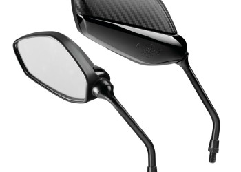 ΚΑΘΡΕΠΤΕΣ MOTO M10x1,25 ΜΑΥΡΟ/ CARBON ΧΡΩΜΑ SPLINTER  LAMPA - 2 ΤΕΜ.