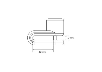 ΑΝΤΙΚΛΕΠΤΙΚΟ ΔΙΣΚΟΦΡΕΝΟΥ PINCH ΚΟΚΚΙΝΟ 5,5mm (2 ΚΛΕΙΔΙΑ)LAMPA - 1 ΤΕΜ