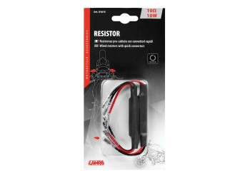 ΑΝΤΙΣΤΑΣΗ ΓΙΑ ΛΑΜΠΕΣ LED 12V 10W/10ohm ΜΕ QUICK CONNECTORS (ΑΝΤΙΣΤΑΣΗ-ΨΕΥΤΗΣ-CANCELLER) 2ΤΕΜ.