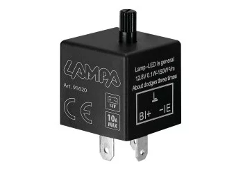 LED FLASHER (ΦΛΑΣΙΕΡΑ) TRIMMER ΗΛΕΚΤΡΟΝΙΚΟ ΓΙΑ LED ΦΛΑΣ 12V max 10A 3PIN LAMPA - 1 ΤΕΜ.