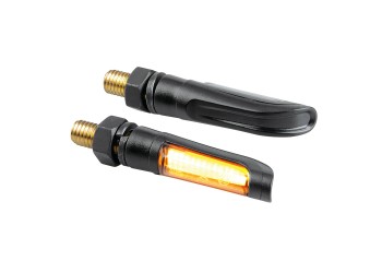 ΦΛΑΣ MOTO NAIL ΜΑΥΡΑ 12V COB LED M8 50x10mm  LAMPA  - 2 TEM.