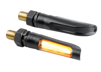 ΦΛΑΣ MOTO NAIL ΜΑΥΡΑ 12V COB LED M8 50x10mm  LAMPA  - 2 TEM.