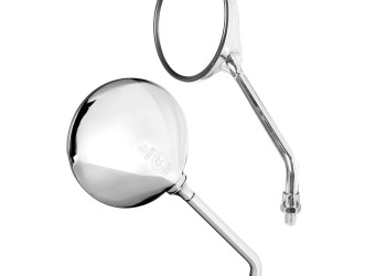 ΚΑΘΡΕΠΤΕΣ MOTO OPAL CHROME ΣΤΡΟΓΓΥΛΟΙ M10x1,25 DX ΧΡΩΜΙΟ LAMPA - 2 τεμ.
