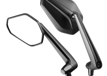 ΚΑΘΡΕΠΤΕΣ MOTO VICTOR M10x1,25 DX+SX ΣΕ ΜΑΥΡΟ ΧΡΩΜΑ LAMPA - 2 ΤΕΜ.