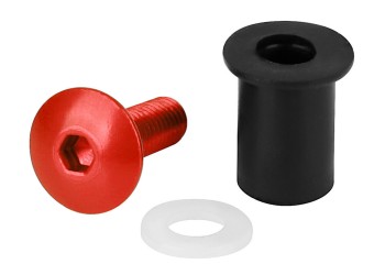 ΚΙΤ ΤΟΠΟΘΕΤΗΣΗΣ FAIRINGS MOTO ΑΠΟ ΑΝΑΔ. ΑΛΟΥΜΙΝΙΟ (ΒΙΔΕΣ M5 /ΠΑΞΙΜΑΔΙΑ/ΡΟΔΕΛΕΣ) ΚΟΚΚΙΝΟ LAMPA -10 TEM.