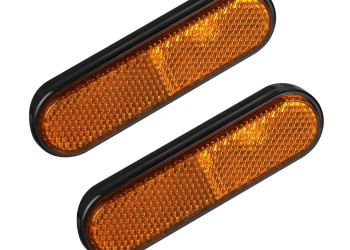 ΑΝΑΚΛΑΣΤΙΚΑ ΟΒΑΛ ΑΥΤΟΚΟΛΛΗΤΑ ΠΟΡΤΟΚΑΛΙ 100x28mm LAMPA - 2 ΤΕΜ.