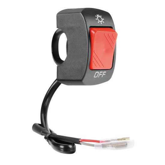 ΔΙΑΚΟΠΤΗΣ ΤΙΜΟΝΙΟΥ ON/OFF ΓΙΑ ΠΡΟΒΟΛΑΚΙΑ MOTO 12V/10A ΜΕ ΔΙΑΜΕΤΡΟ 22mm LAMPA -1ΤΕΜ