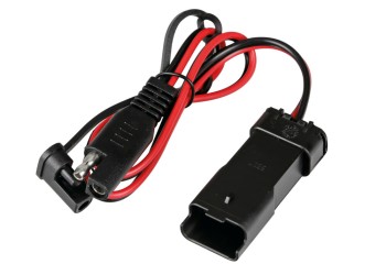 ΦΙΣΑ ΣΥΝΔΕΣΗΣ (ΚΑΛΩΔΙΟ 60CM) ΜΕ ΥΠΟΔΟΧΗ DDA ΓΙΑ ΦΟΡΤΙΣΤΗ ΜΠΑΤΑΡΙΑ SAE  LAMPA - 1 ΤΕΜ