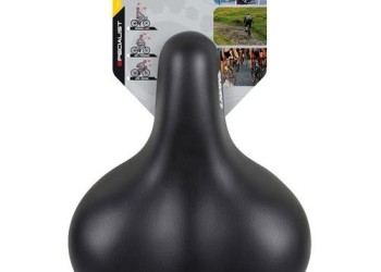 Σέλα ποδηλάτου (260x225mm /690gr) μαύρη Relax City S-6 Selle/Saddles Specialist