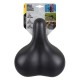 Σέλα ποδηλάτου (260x225mm /690gr) μαύρη Relax City S-6 Selle/Saddles Specialist
