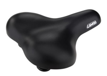 Σέλα ποδηλάτου (260x225mm /690gr) μαύρη Relax City S-6 Selle/Saddles Specialist