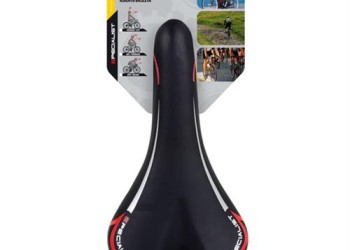 Σέλα ποδηλάτου (270x150mm /450gr ) μαύρη/κόκκινη Dynamic MTB/Racing S-8 Selle/Saddles Specialist