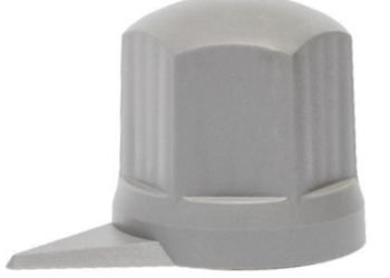 ΚΑΠΑΚΙΑ ΠΑΞΙΜΑΔΙΩΝ / ΜΠΟΥΛΟΝΙΩΝ ΦΟΡΤΗΓΟΥ ΜΑΚΡΥ ΑΣΗΜΙ/ΓΚΡΙ ΜΕ ΔΕΙΚΤΗ 32mm - 10 ΤΕΜ.