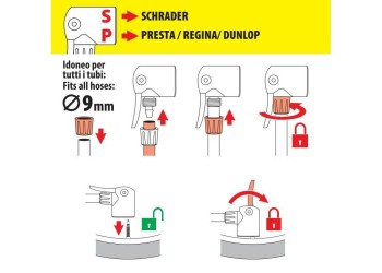 ΑΝΤΑΠΤΟΡΑΣ/ΣΥΝΔΕΣΜΟΣ ΓΙΑ ΤΡΟΜΠΕΣ ΚΑΙ ΚΟΜΠΡΕΣΕΡ ΑΕΡΑ ΓΙΑ ΚΑΛΩΔΙΟ 9mm LAMPA - 1ΤΕΜ