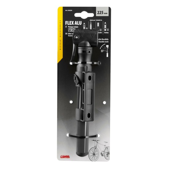 ΤΡΟΜΠΑ ΑΕΡΟΣ ΠΟΔΗΛΑΤΟΥ ΧΕΙΡΟΣ FLEX ALU ΤΗΛΕΣΚΟΠΙΚΗ Υ225>435mm ΜΕ ΣΥΣΤΗΜΑ ΤΟΠΟΘΕΤΗΣΗΣ 1ΤΕΜ.