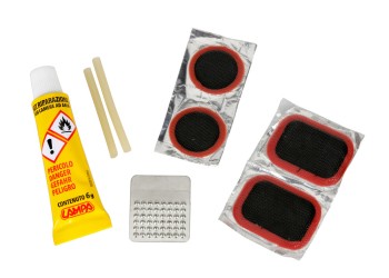 ΚΙΤ ΕΠΙΣΚΕΥΗΣ ΕΛΑΣΤΙΚΟΥ ΠΟΔΗΛΑΤΟΥ ΜΕ ΚΟΡΔΟΝΙΑ ΚΑΙ ΜΠΑΛΩΜΑΤΑ  LAMPA - 6 TEM.