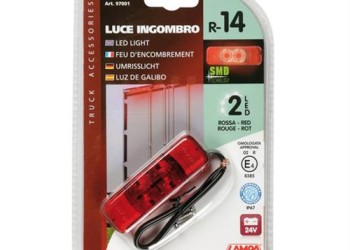 Φώτα Θέσης 2 Led 24V Κόκκινα