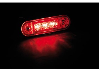 ΦΩΣ ΟΓΚΟΥ ΦΟΡΤΗΓΟΥ 24V 3LED 80x22mm ΚΟΚΚΙΝΟ 1ΤΕΜ