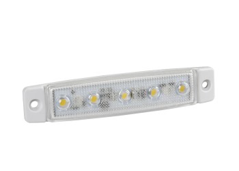 ΦΩΣ ΟΓΚΟΥ 12/24V 5xSMD LED ΛΕΥΚΟ ΔΙΑΦΑΝΟ 96x20mm ΜΕ ΕΓΚΡΙΣΗ ΤΥΠΟΥ R7/R10  LAMPA - 1 TEM.