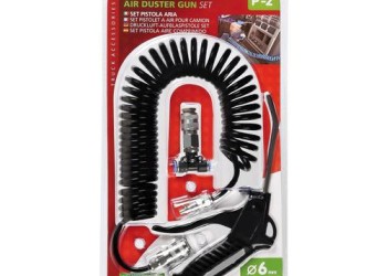 ΠΙΣΤΟΛΙ ΑΕΡΑ ΜΕ ΣΠΙΡΑΛ P-2 6mm 5m 10bar kg/cm2  ME ΣΥΝΔΕΣΜΟΣ ΑΕΡΑ T 6mm