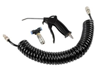 ΠΙΣΤΟΛΙ ΑΕΡΑ ΜΕ ΣΠΙΡΑΛ P-3 8mm 5m 13bar kg/cm2  ME ΣΥΝΔΕΣΜΟΣ ΑΕΡΑ T 8mm