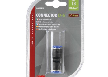 ΣΥΝΔΕΣΜΟΣ ΑΕΡΑ ΔΙΠΛΟΣ Φ 10mm MAX 13BAR kg/cm2 LAMPA - 1 TEM.