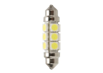 ΛΑΜΠΑΚΙ ΠΛΑΦΟΝΙΕΡΑΣ 24-30V 11x43mm 216lm 12xSMD LED ΛΕΥΚΟ (ΔΙΠΛΗΣ ΠΟΛΙΚΟΤΗΤΑΣ/ CAN-BUS) ΣΑΚ. 20ΤΕΜ.