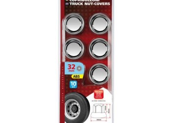 ΚΑΠΑΚΙΑ ΠΑΞΙΜΑΔΙΩΝ / ΜΠΟΥΛΟΝΙΩΝ ΦΟΡΤΗΓΟΥ ΠΛΑΣΤΙΚΑ ΧΡΩΜΙΟΥ 32mm 10ΤΕΜ.