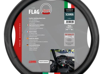 SCANIA G/P/R/S SERIE 7 11/2016+ ΚΑΛΥΜΜΑ ΤΙΜΟΝΙΟΥ ΦΟΡΤΗΓΟΥ FLAG ITALIA SKEENTEX ΜΑΥΡΟ (ΚΟΦΤΟ ΤΙΜΟΝΙ)