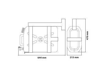 ΜΕΤΑΛΛΙΚΗ ΒΑΣΗ ΓΙΑ ΕΠΙΤΟΙΧΙΑ ΣΤΗΡΙΞΗ ΜΠΕΤΟΝΙΟΥ 25L ΟΡΙΖΟΝΤΙΑΣ ΧΡΗΣΗΣ L9786.8 / L9786.9 LAMPA - 1 ΤΕΜ.