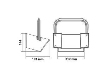 ΠΛΑΣΤΙΚΗ ΒΑΣΗ ΣΤΗΡΙΞΗΣ ΚΑΙ ΑΠΟΘΗΚΕΥΣΗΣ E53 ΓΙΑ ΤΑΚΟ ΤΡΟΧΟΥ