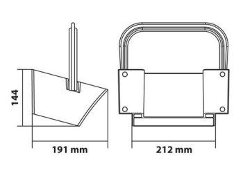 ΠΛΑΣΤΙΚΗ ΒΑΣΗ ΣΤΗΡΙΞΗΣ ΚΑΙ ΑΠΟΘΗΚΕΥΣΗΣ E53 ΓΙΑ ΤΑΚΟ ΤΡΟΧΟΥ