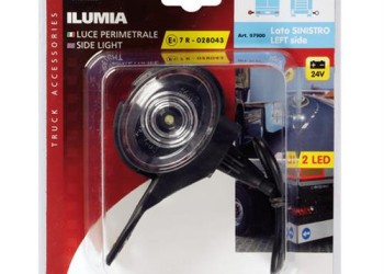 ΦΩΣ ΟΓΚΟΥ ΦΟΡΤΗΓΟΥ ILUMIA 24V 2LED ΛΕΥΚΟ/ΚΟΚΚΙΝΟ ΑΡΙΣΤΕΡΟ 1ΤΕΜ.