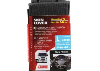 ΚΑΛΥΜΜΑ ΤΙΜΟΝΙΟΥ ΦΟΡΤΗΓΟΥ 46/48cm (L) SKIN-COVER ΜΑΥΡΟ ΕΛΑΣΤΙΚΟ 2mm ΠΑΧΟΣ