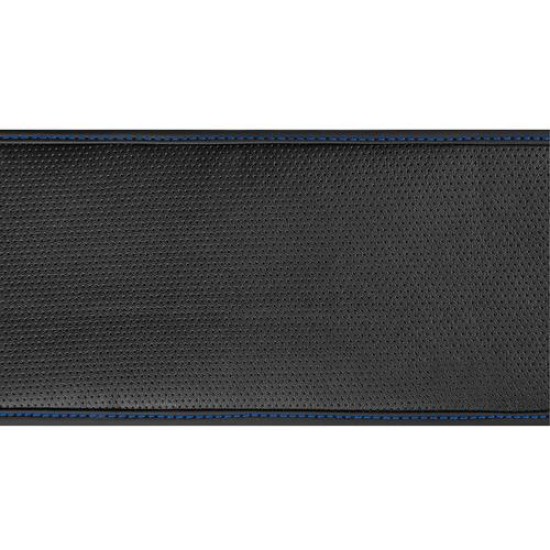 ΚΑΛΥΜΜΑ ΤΙΜΟΝΙΟΥ ΦΟΡΤΗΓΟΥ 46/48cm (L) SKIN-COVER ΜΑΥΡΟ ΜΕ ΜΠΛΕ ΡΑΦΗ ΕΛΑΣΤΙΚΟ 2mm ΠΑΧΟΣ