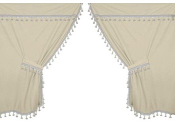 ΣΕΤ ΚΟΥΡΤΙΝΕΣ ΝΤΑΛΙΚΑΣ PREMIER ΚΡΕΜ (CREAM) 9ΤΕΜ.