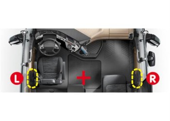 Πρόσθετες Εσωτερικές Κλειδαριές Πόρτας 2 τεμ. για MAN: TGA / TGX / TGS