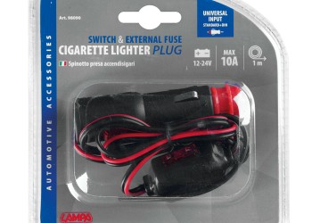 ΦΙΣ ΑΝΑΠΤΗΡΑ ΑΡΣΕΝΙΚΟΣ 12/24V 10A ΜΕ ΔΙΑΚΟΠΤΗ ΚΑΙ ΚΑΛΩΔΙΟ 100cm