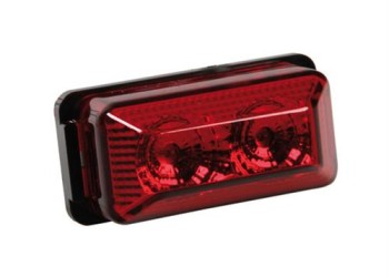 Φως Φορτηγού 24V 2LED 70x35mm Κόκκινο